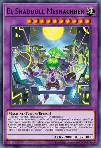 BLGG-EN022 - El Shaddoll Meshachrer - Secret Rare - Battles of Legend: Glorious Gallery