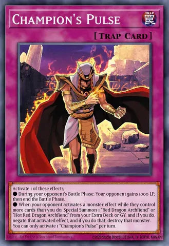 BLGG-EN035 - Champion’s Pulse - Secret Rare - Battles of Legend: Glorious Gallery