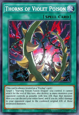 BLGG-EN039 - Thorns of Violet Poison - Ultra Rare - Battles of Legend: Glorious Gallery