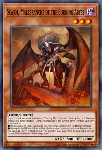 BLGG-EN062 - Scarm, Malebranche of the Burning Abyss - Ultra Rare - Battles of Legend: Glorious Gallery