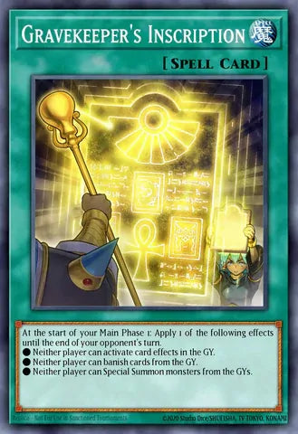 BLGG-EN121 - Gravekeeper’s Inscription - Ultra Rare - Battles of Legend: Glorious Gallery