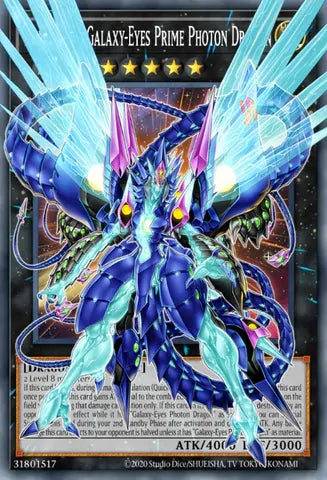 BLGG-EN140 - Number 62: Galaxy-Eyes Prime Photon Dragon - Ultra Rare - Battles of Legend: Glorious Gallery