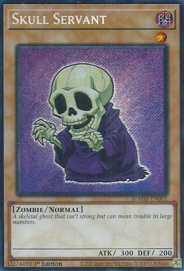 BLMM-EN002 - Skull Servant - Secret Rare - Battles of Legend: Monster Mayhem