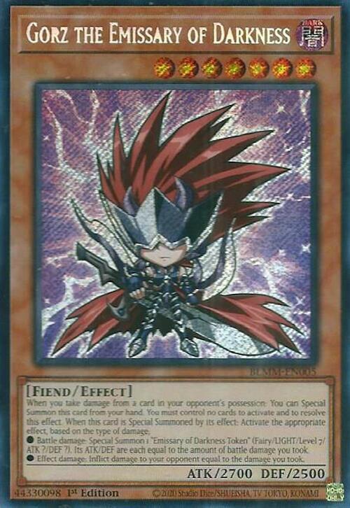 BLMM-EN005 - Gorz the Emissary of Darkness - Secret Rare - Battles of Legend: Monster Mayhem