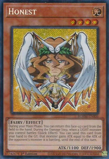 BLMM-EN006 - Honest - Secret Rare - Battles of Legend: Monster Mayhem