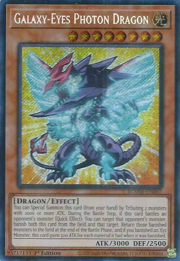 BLMM-EN007 - Galaxy-Eyes Photon Dragon - Secret Rare - Battles of Legend: Monster Mayhem