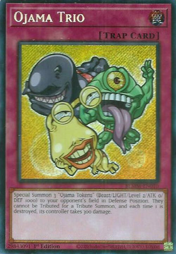 BLMM-EN010 - Ojama Trio - Starlight Rare - Battles of Legend: Monster Mayhem
