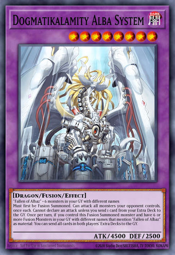 BLMM-EN011 - Alba System Dogmatikalamity - Starlight Rare - Battles of Legend: Monster Mayhem