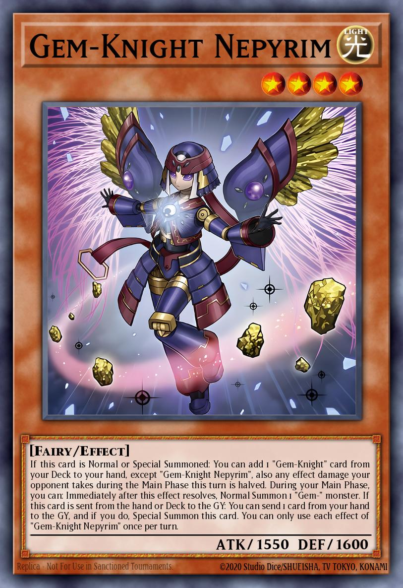 BLMM-EN021 - Gem-Knight Nepyrim - Secret Rare - Battles of Legend: Monster Mayhem