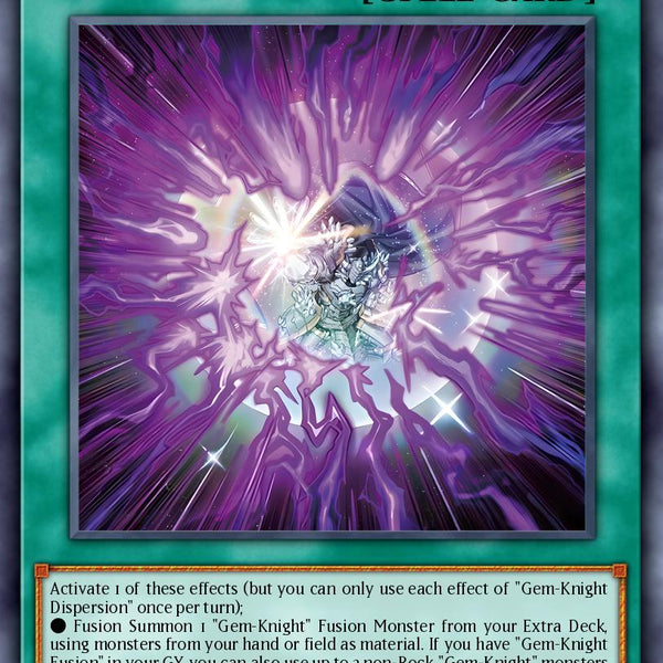 BLMM-EN023 - Gem-Knight Dispersion - Secret Rare - Battles of Legend: BLMM-EN023 - Gem-Knight Dispersion - Secret Rare - Battles of Legend: