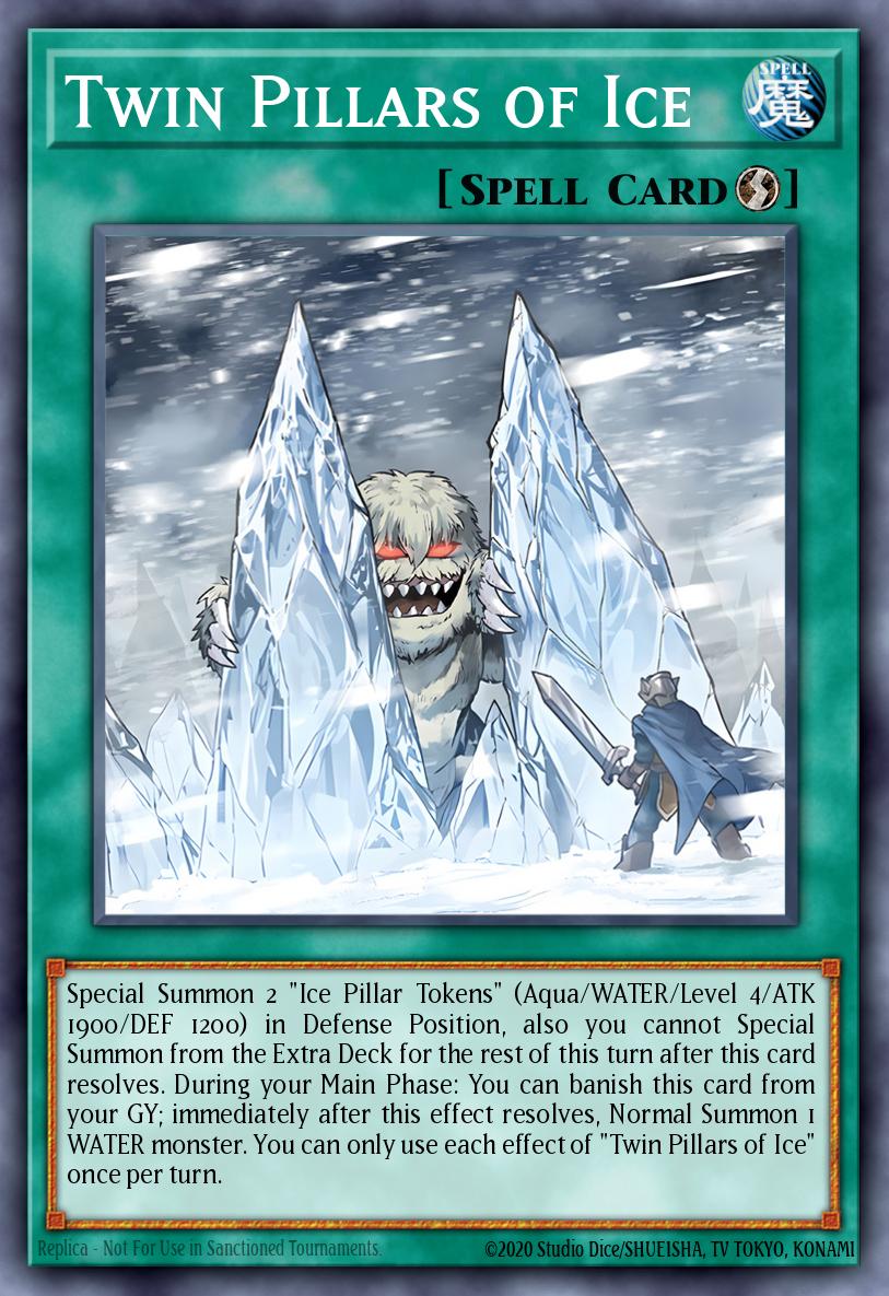 BLMM-EN032 - Twin Pillars of Ice - Ultra Rare - Battles of Legend: Monster Mayhem