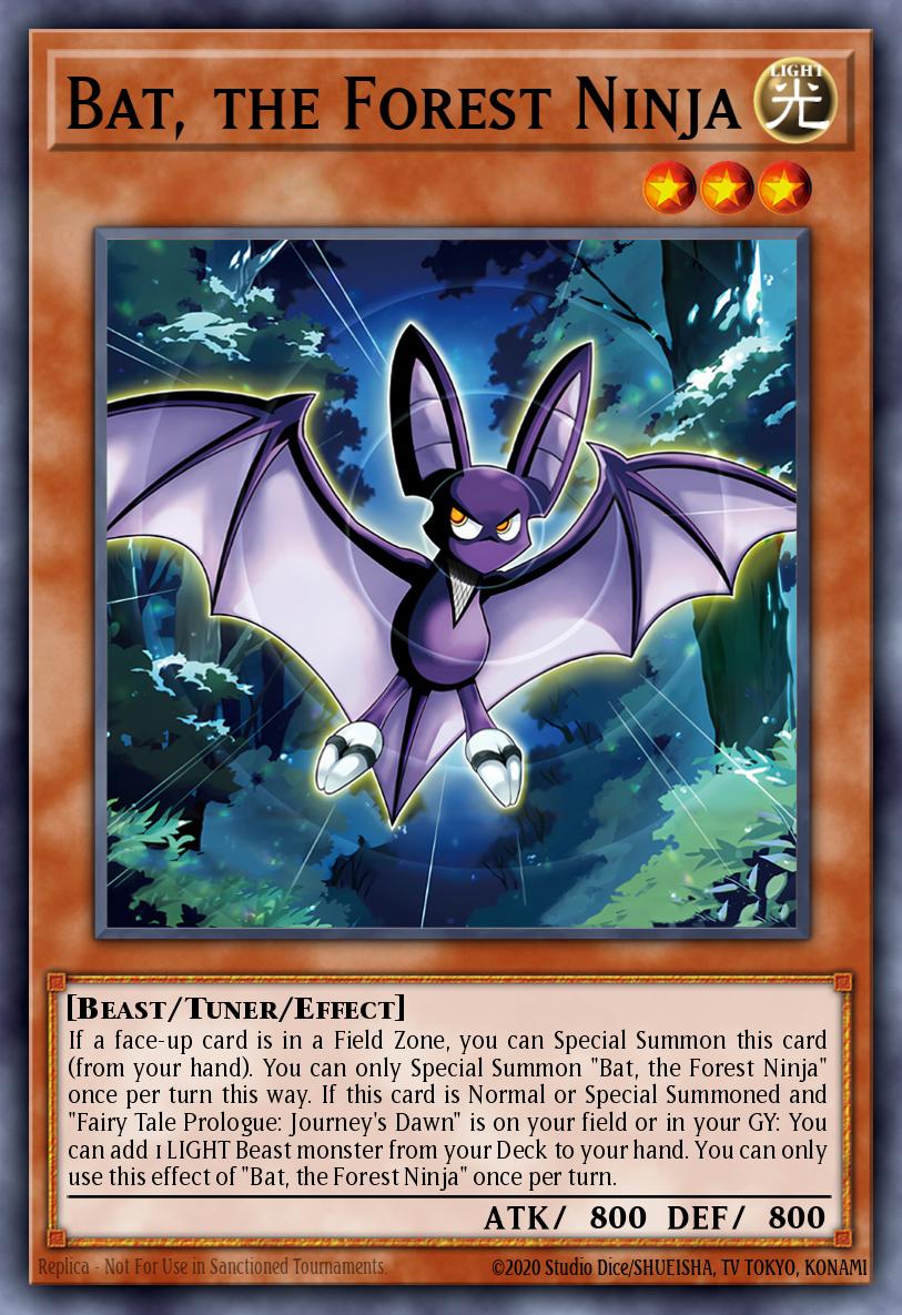 BLMM-EN034 - Bat, the Forest Ninja - Ultra Rare - Battles of Legend: Monster Mayhem