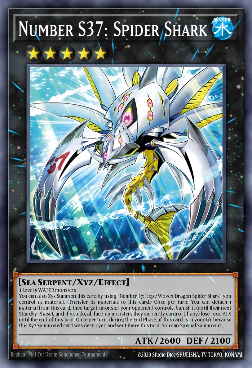 BLMM-EN037 - Number S37: Spider Shark - Ultra Rare - Battles of Legend: Monster Mayhem