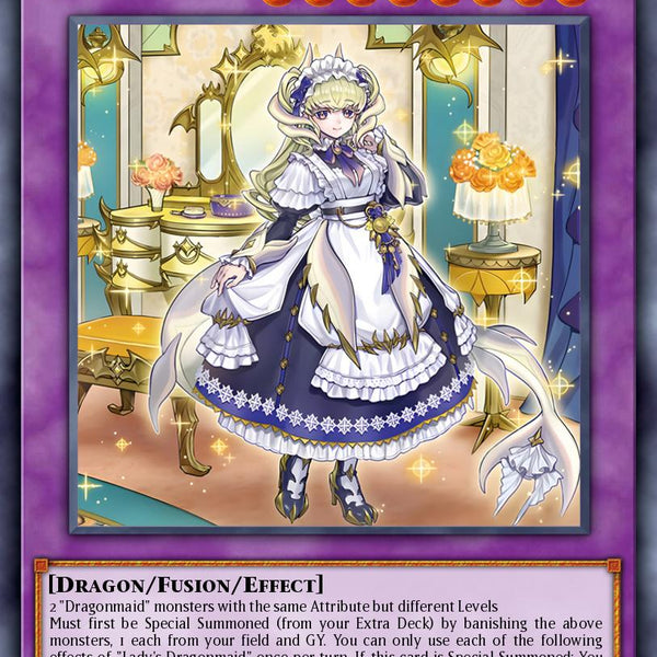 BLMM-EN049 - Lady's Dragonmaid - Ultra Rare - Battles of Legend: Monst BLMM-EN049 - Lady's Dragonmaid - Ultra Rare - Battles of Legend: Monst