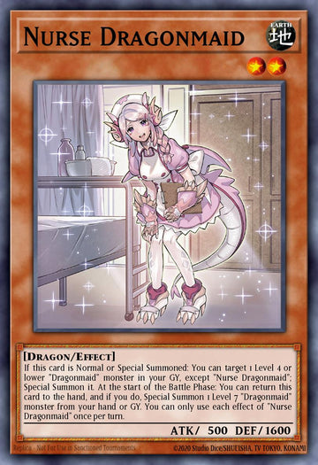 BLMM-EN054 - Nurse Dragonmaid - Ultra Rare - Battles of Legend: Monster Mayhem