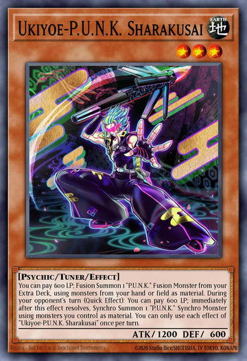 BLMM-EN070 - Ukiyoe-P.U.N.K. Sharakusai - Ultra Rare - Battles of Legend: Monster Mayhem