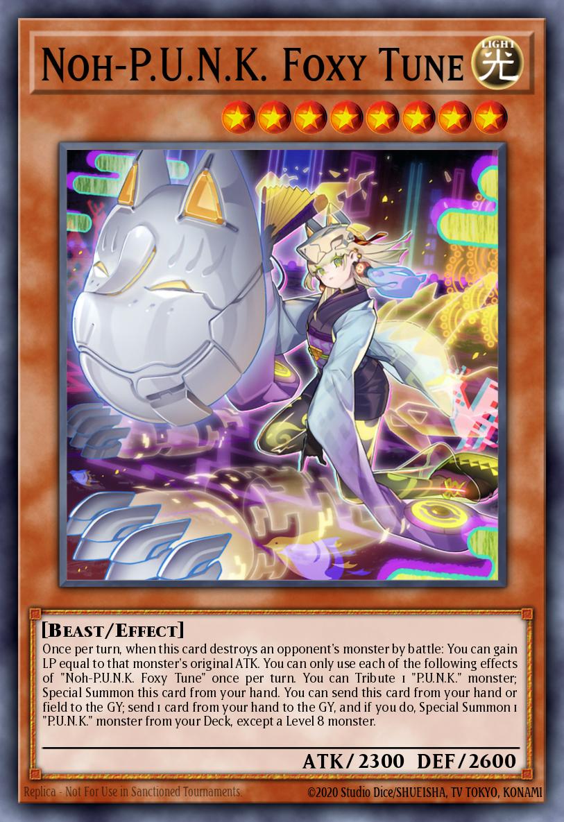 BLMM-EN074 - Noh-P.U.N.K. Foxy Tune - Ultra Rare - Battles of Legend: Monster Mayhem