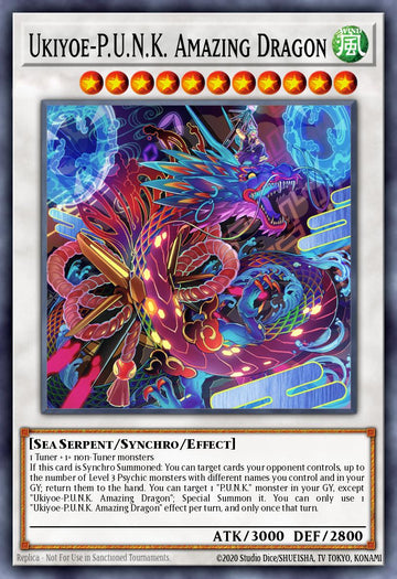 BLMM-EN077 - Ukiyoe-P.U.N.K. Amazing Dragon - Ultra Rare - Battles of Legend: Monster Mayhem