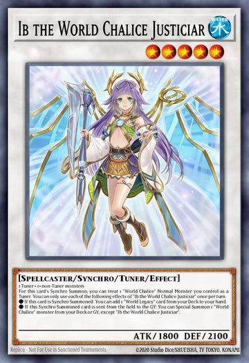 BLMM-EN089 - Ib the World Chalice Justiciar - Ultra Rare - Battles of Legend: Monster Mayhem