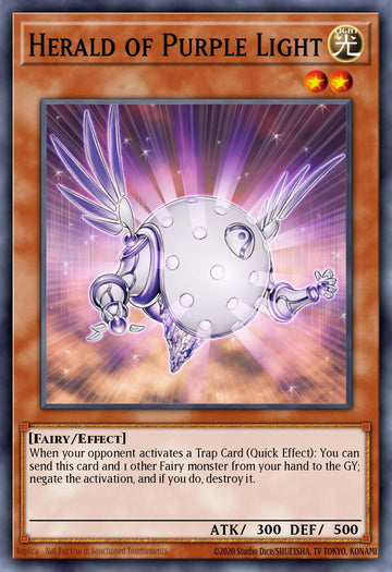 BLMM-EN101 - Herald of Purple Light - Ultra Rare - Battles of Legend: Monster Mayhem