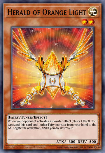 BLMM-EN103 - Herald of Orange Light - Ultra Rare - Battles of Legend: Monster Mayhem
