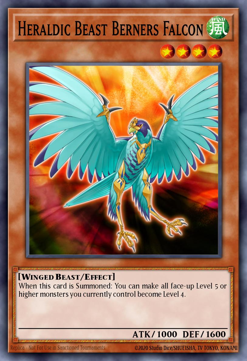 BLMM-EN115 - Heraldic Beast Berners Falcon - Ultra Rare - Battles of Legend: Monster Mayhem