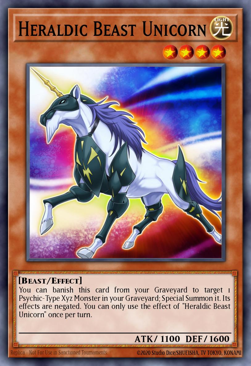 BLMM-EN116 - Heraldic Beast Unicorn - Ultra Rare - Battles of Legend: Monster Mayhem