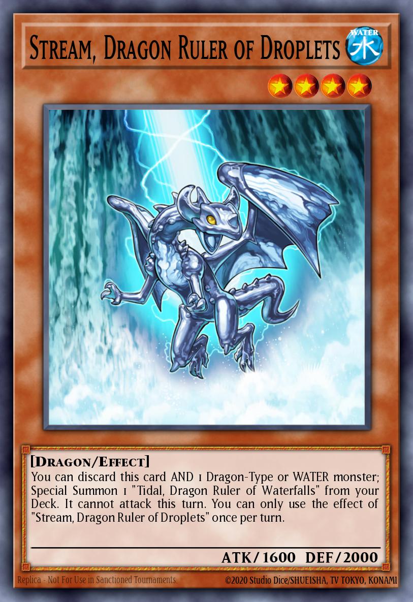 BLMM-EN122 - Stream, Dragon Ruler of Droplets - Secret Rare - Battles of Legend: Monster Mayhem