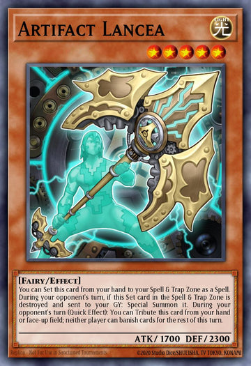 BLMM-EN125 - Artifact Lancea - Secret Rare - Battles of Legend: Monster Mayhem