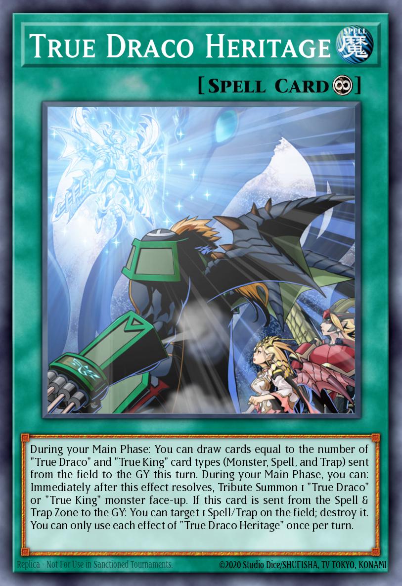 BLMM-EN168 - True Draco Heritage - Secret Rare - Battles of Legend: Monster Mayhem