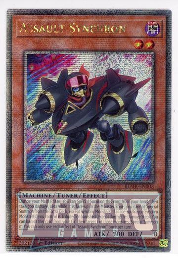 BLMR-EN003 - Assault Synchron - Quarter Century Secret Rare - Battles of Legend: Monstrous Revenge