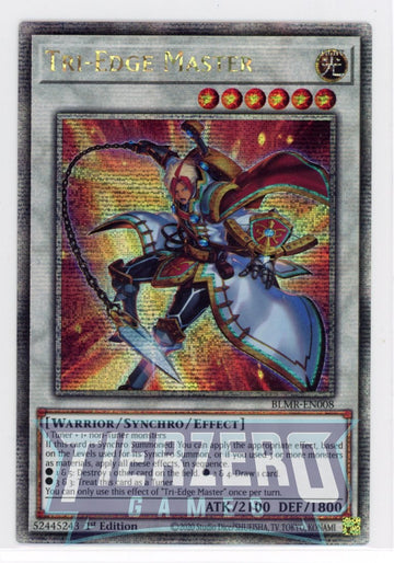 BLMR-EN008 - Tri-Edge Master - Quarter Century Secret Rare - Battles of Legend: Monstrous Revenge