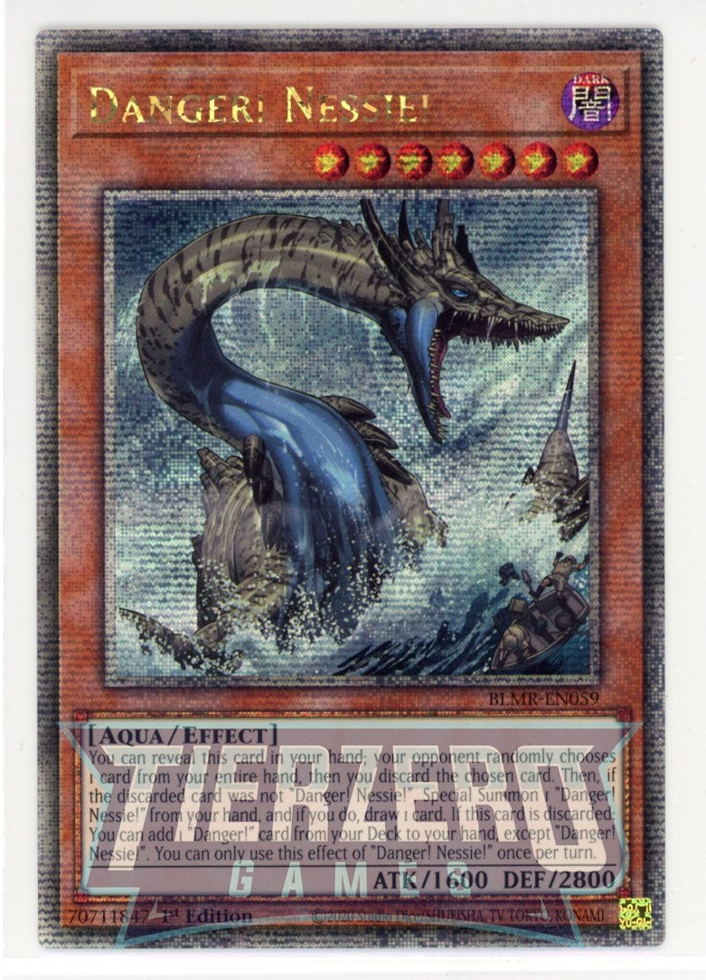 BLMR-EN059 - Danger! Nessie! - Quarter Century Secret Rare - Effect Monster - Battles of Legend Monstrous Revenge