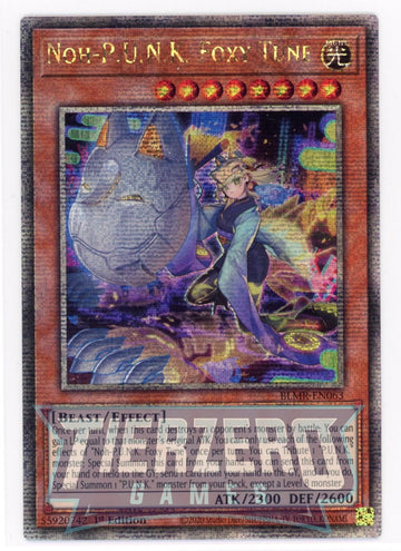 BLMR-EN063 - Noh-P.U.N.K. Foxy Tune - Quarter Century Secret Rare - Battles of Legend: Monstrous Revenge