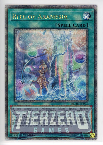 BLMR-EN093 - Rite of Aramesir - Quarter Century Secret Rare - Battles of Legend: Monstrous Revenge