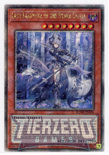 BLMR-EN104 - Lady Labrynth of the Silver Castle - Quarter Century Secret Rare - Battles of Legend: Monstrous Revenge