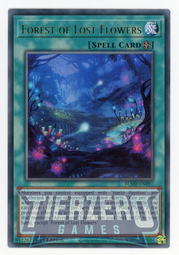 BLMR-EN097 - Forest of Lost Flowers - Ultra Rare - Battles of Legend: Monstrous Revenge