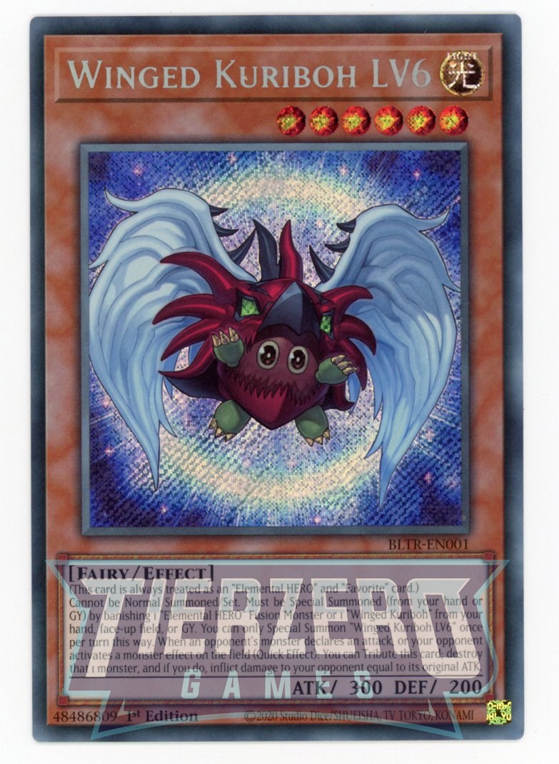 BLTR-EN001 - Winged Kuriboh LV6 - Secret Rare - Effect Monster - Battles of Legend Terminal Revenge