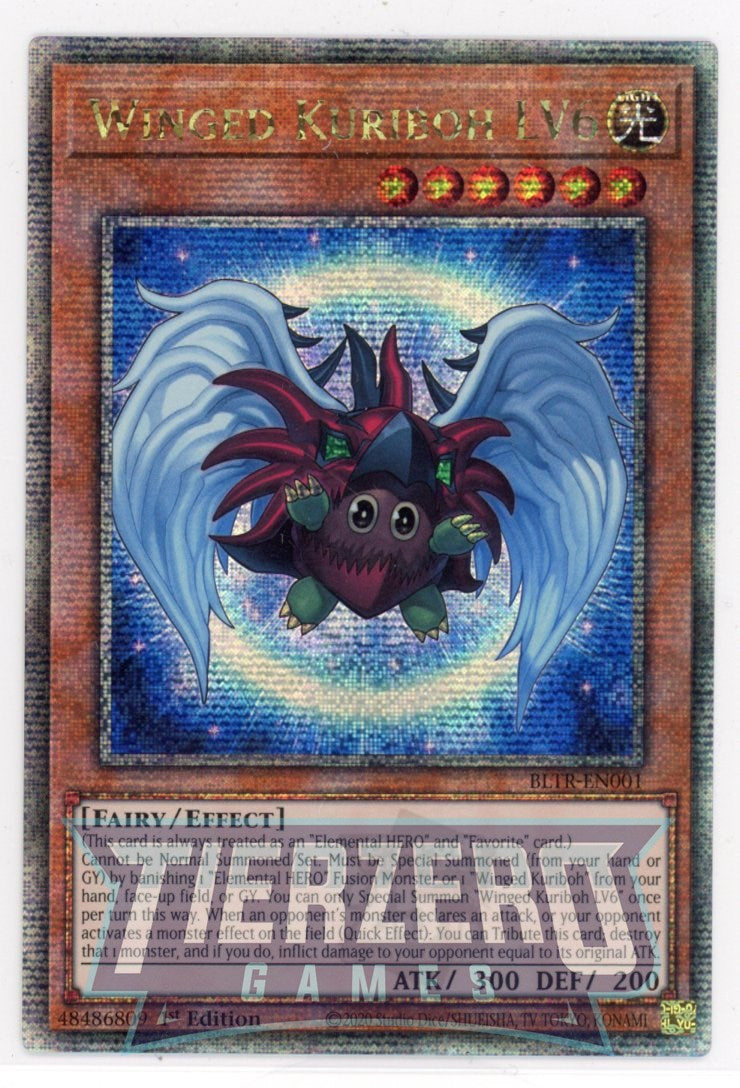 BLTR-EN001 - Winged Kuriboh LV6 - Quarter Century Secret Rare - Effect Monster - Battles of Legend Terminal Revenge