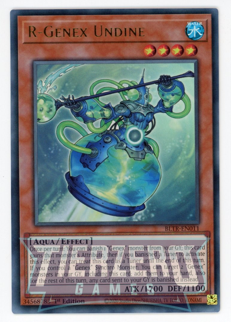 BLTR-EN011 - R-Genex Undine - Ultra Rare - Effect Monster - Battles of Legend Terminal Revenge