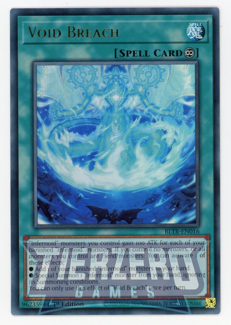 BLTR-EN016 - Void Breach - Ultra Rare - Continuous Spell - Battles of Legend Terminal Revenge