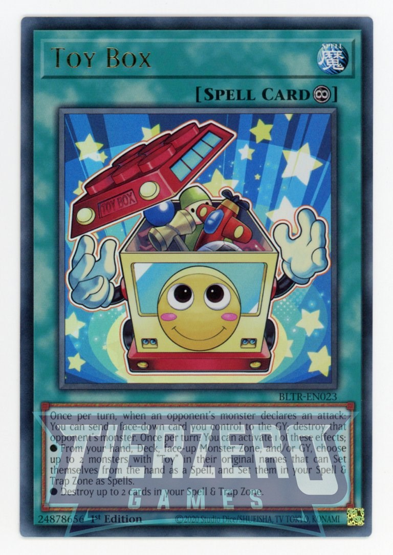 BLTR-EN023 - Toy Box - Ultra Rare - Continuous Spell - Battles of Legend Terminal Revenge