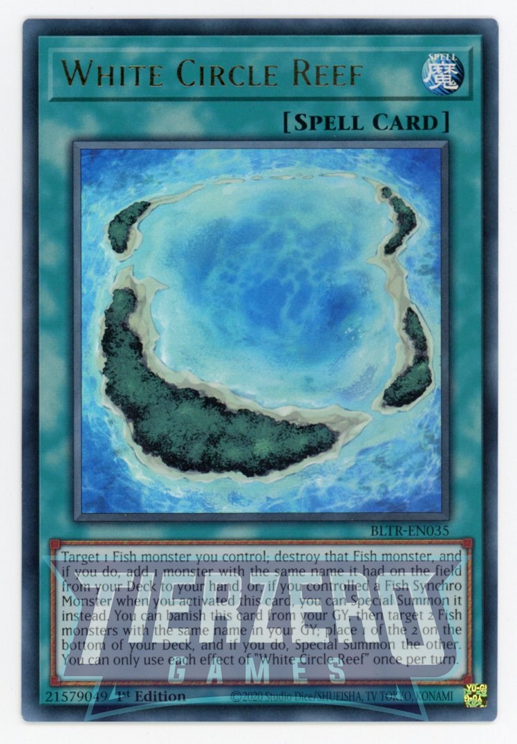 BLTR-EN035 - White Circle Reef - Ultra Rare - Normal Spell - Battles of Legend Terminal Revenge