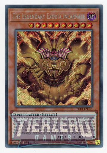 BLTR-EN051 - The Legendary Exodia Incarnate - Secret Rare - Battles of Legend: Terminal Revenge