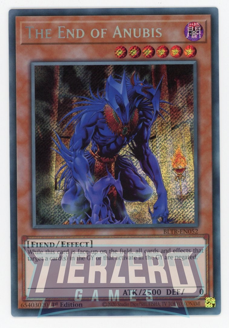 BLTR-EN052 - The End of Anubis - Secret Rare - Effect Monster - Battles of Legend Terminal Revenge