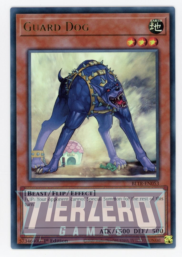 BLTR-EN053 - Guard Dog - Ultra Rare - Flip monster - Battles of Legend Terminal Revenge