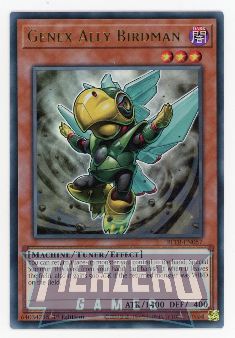 BLTR-EN057 - Genex Ally Birdman - Ultra Rare - Effect Tuner monster - Battles of Legend Terminal Revenge