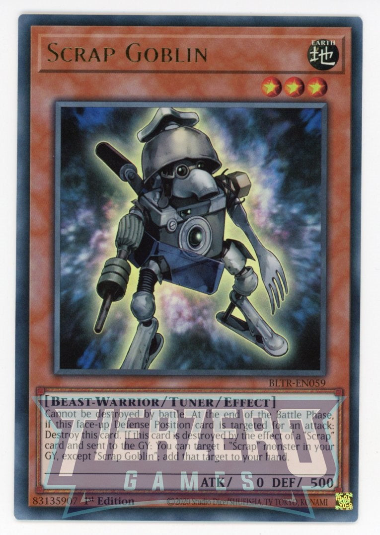 BLTR-EN059 - Scrap Goblin - Ultra Rare - Effect Tuner monster - Battles of Legend Terminal Revenge