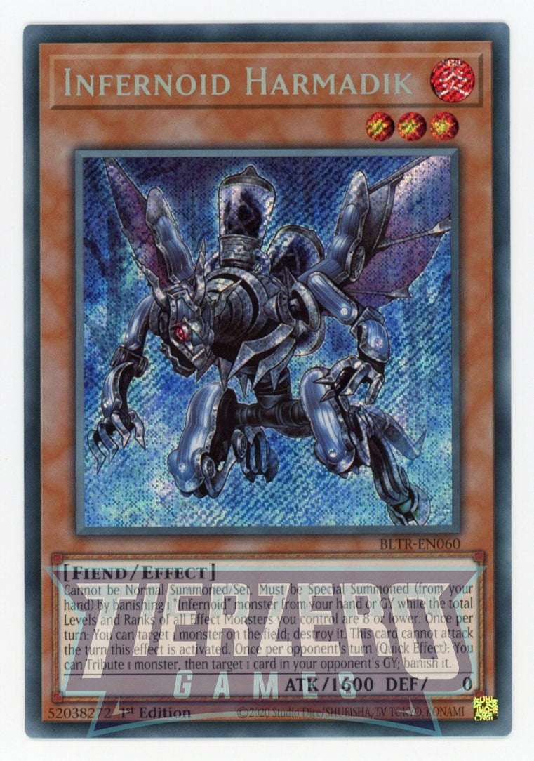 BLTR-EN060 - Infernoid Harmadik - Secret Rare - Effect Monster - Battles of Legend Terminal Revenge