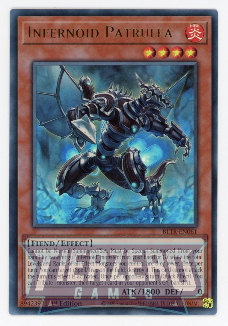 BLTR-EN061 - Infernoid Patrulea - Ultra Rare - Effect Monster - Battles of Legend Terminal Revenge